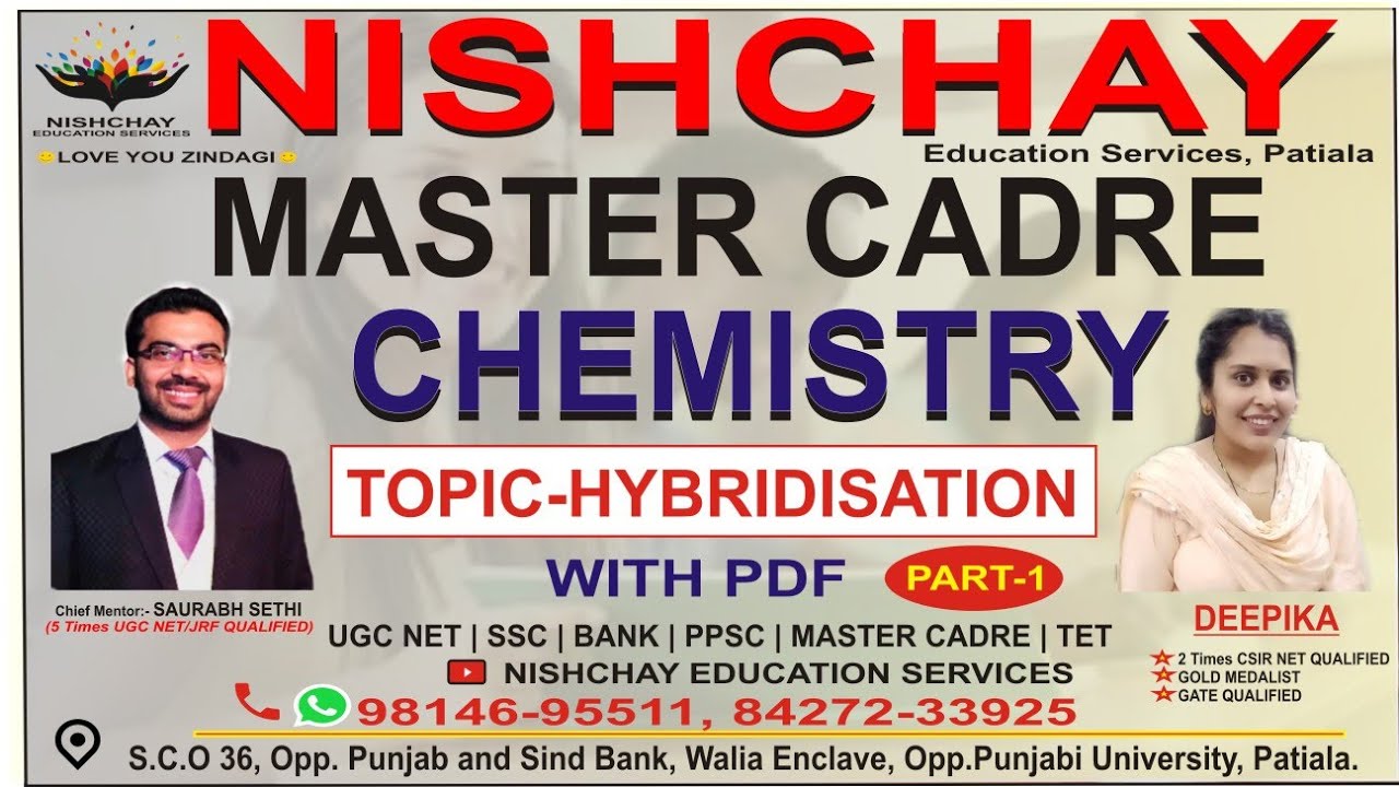 MASTER CADRE CHEMISTRY | NISHCHAY | GYANM | SAURABH SETHI | DEEPIKA MAM | 9814695511