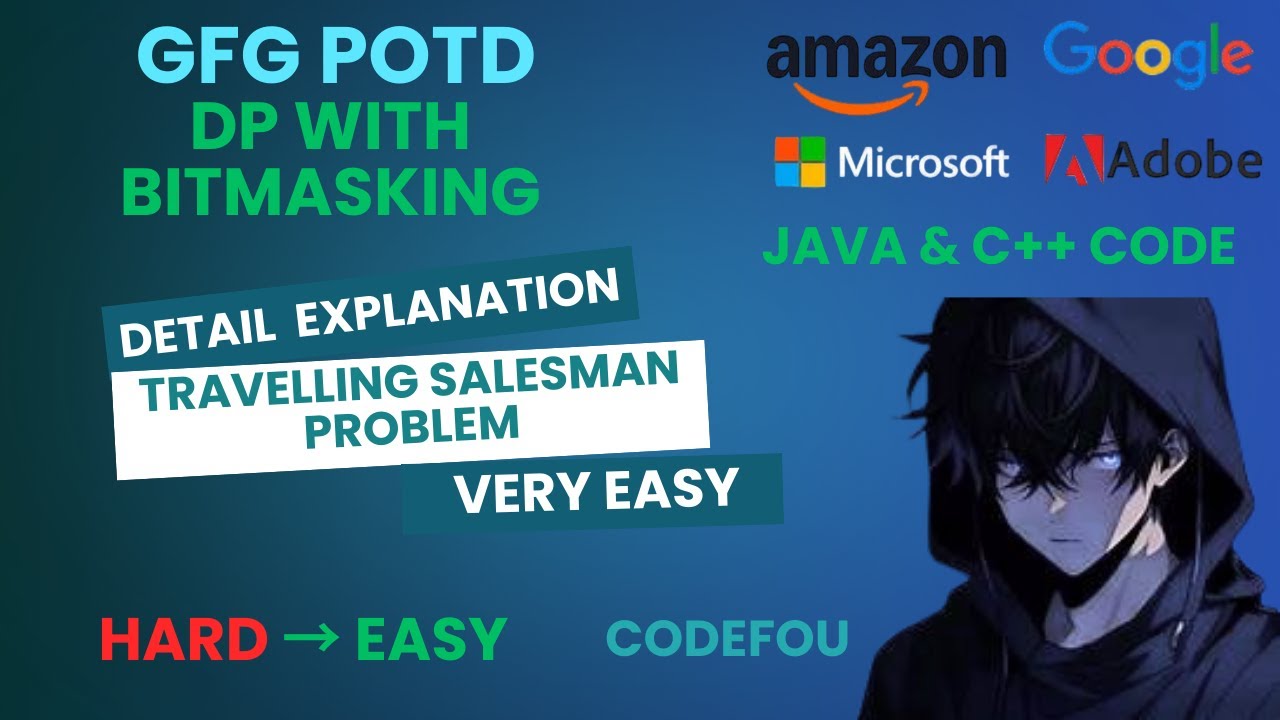 Travelling Salesman Problem | GFG POTD | Java & C++ code | 03-12-2025