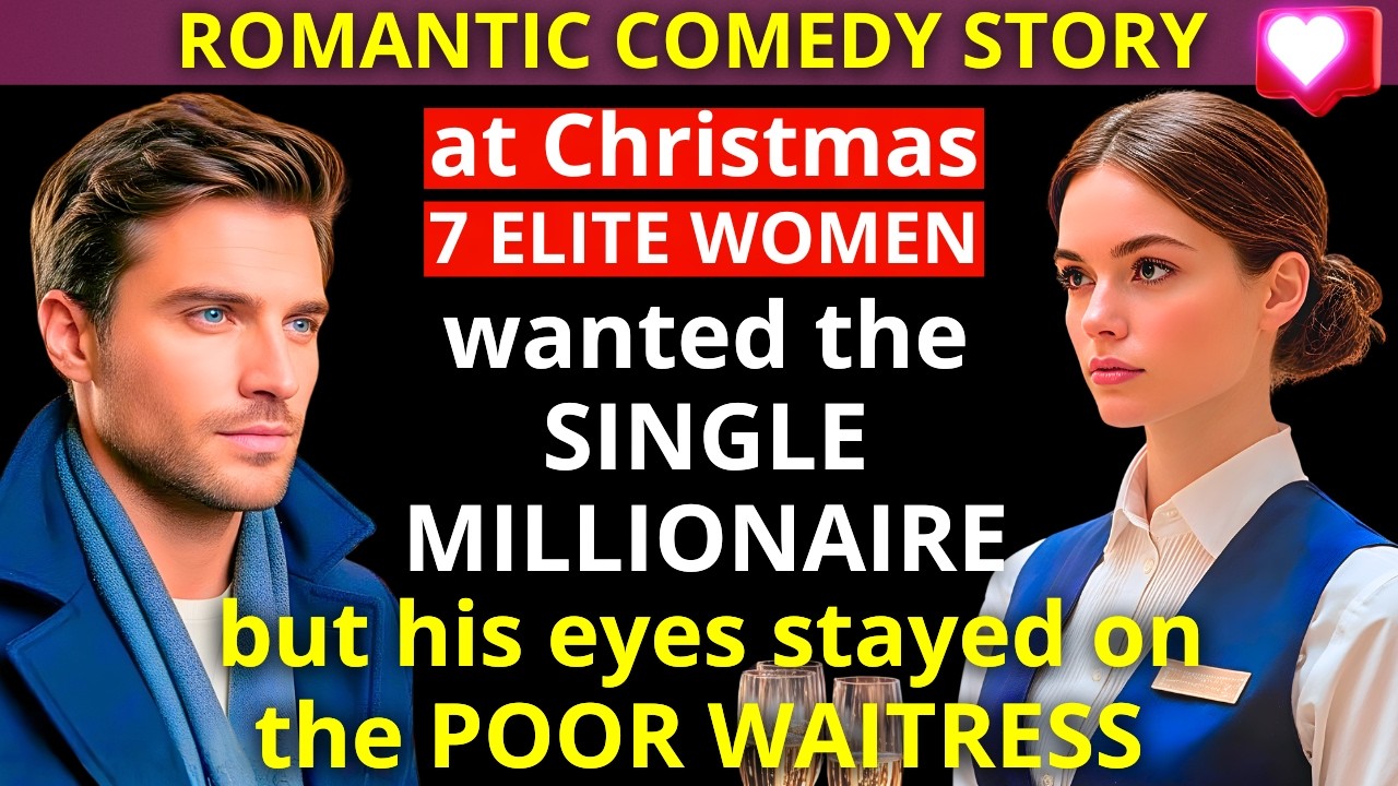 at Christmas, 7 ELITE WOMEN wanted the SINGLE MILLIONAIRE — but his eyes stayed on the POOR WAITRESS