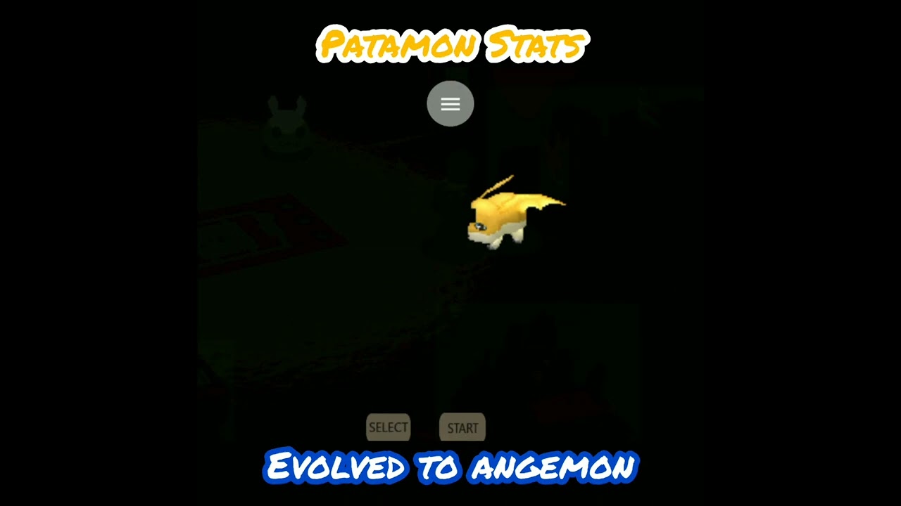 Digimon World: Patamon Stats to Evolved to Angemon