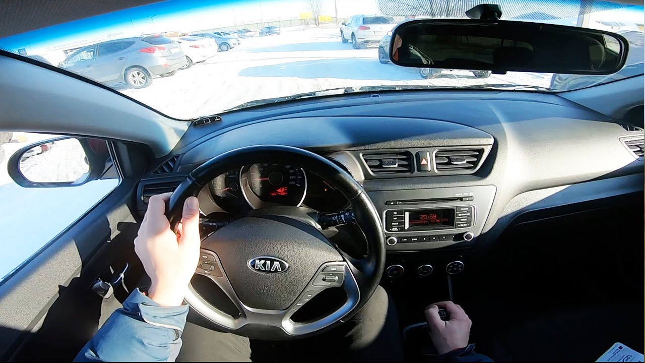 2016 KIA RIO POV TEST DRIVE | ТЕСТ ДРАЙВ ОТ ПЕРВОГО ЛИЦА