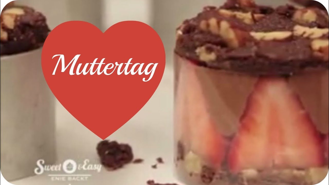 Muttertagstörtchen mit Erdbeeren backen | Sweet & Easy - Enie backt