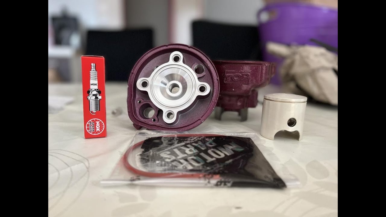 MBK Nitro 70 Top rose  : On finit le montage et on poursuit avec les réglages et tests 😊👌