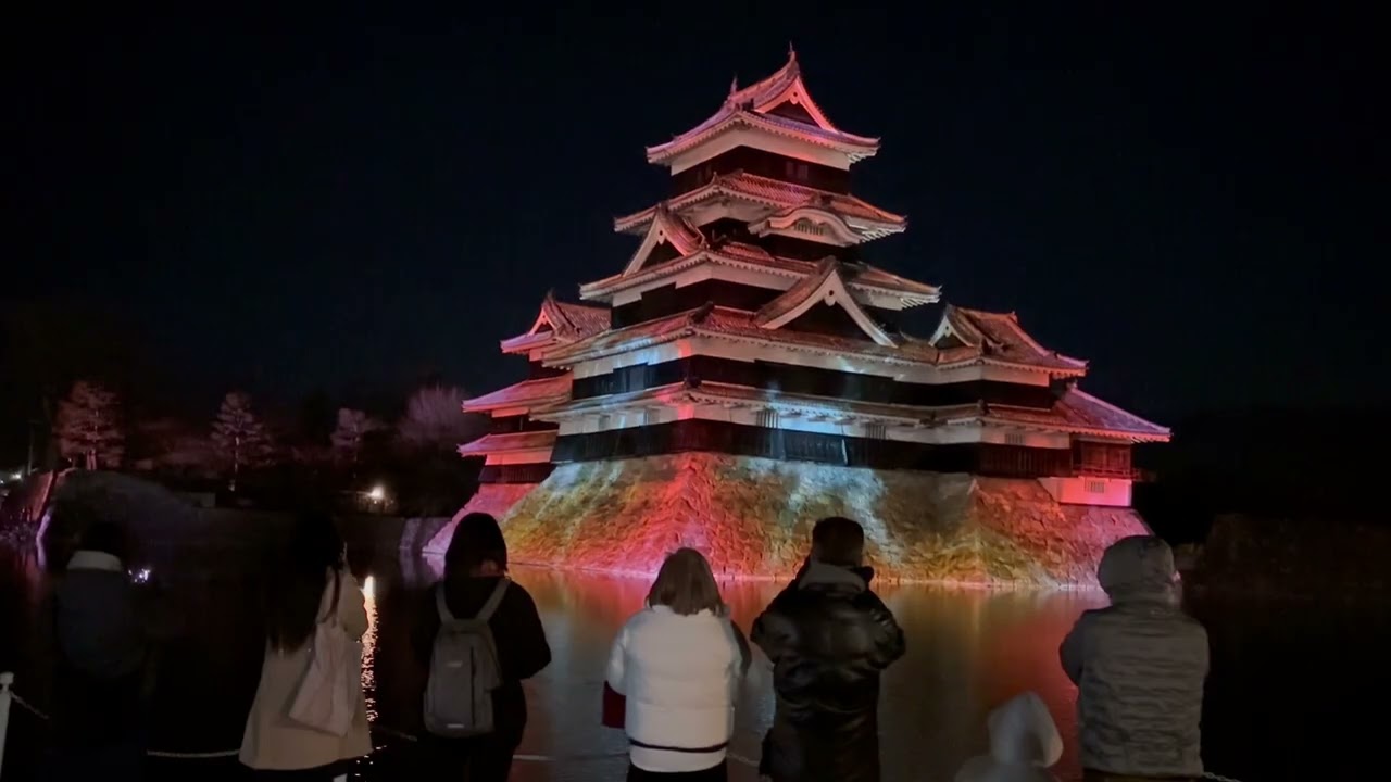 くまおの庭さんぽ　松本城プロジェクションマッピング2026.2.9