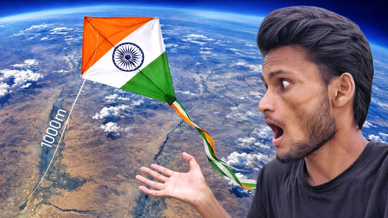 We Made Tiranga Kite & Flew It Before Indian Vimaan 🇮🇳✈️ Republic Day 2026  Special 