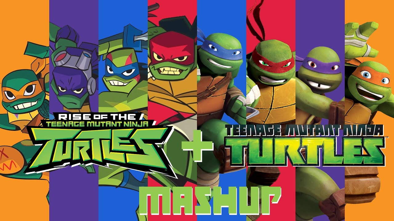 Teenage Mutant Ninja Turtles 2012 + ROTTMNT Mashup