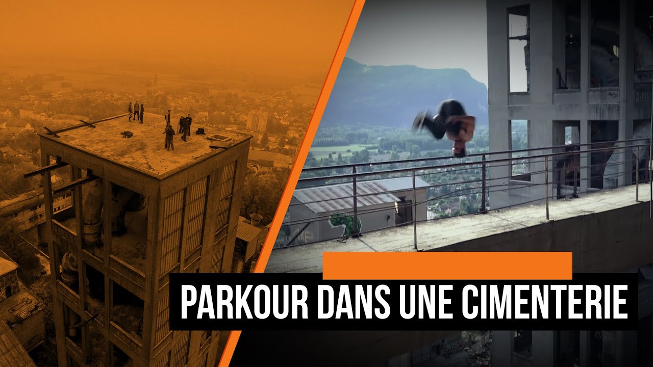 PARKOUR dans une CIMENTERIE ABANDONNÉE (reportage)