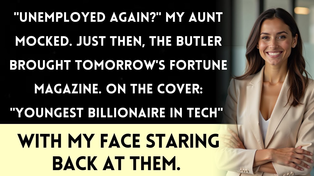 At The Family Dinner, They Called Me Jobless—Then My Name Appeared On Fortune's Cover