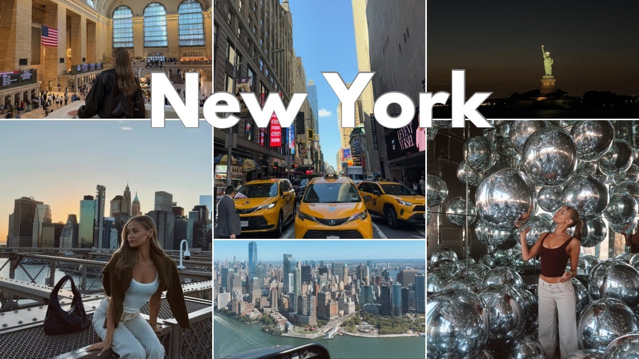 NEW YORK CITY Vlog🗽 pt 1: central park, helicopter ride, times square and more!