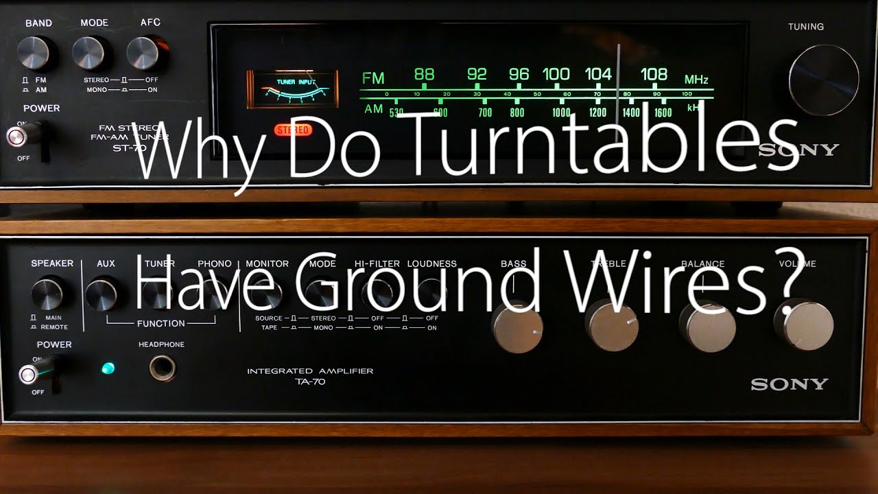 Why Do Turntables Have Ground Wires?