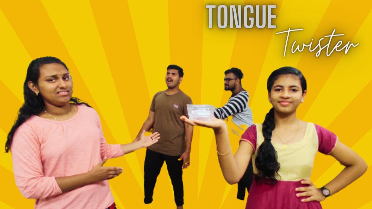 Tongue twister challenge with പൊളിപ്പൻ  Punishment