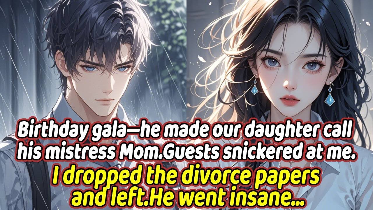 Birthday gala—he made our daughter call his mistress Mom.Guests snickered at me.I dropped divorce