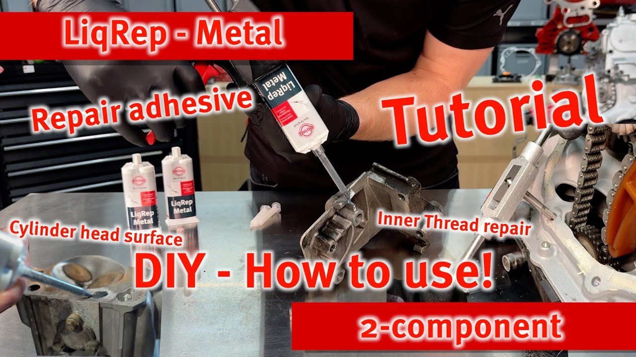 Elring - LiqRep Metal | 2-Component Adhesive for Metal | 2-Komponenten Klebstoff Metall