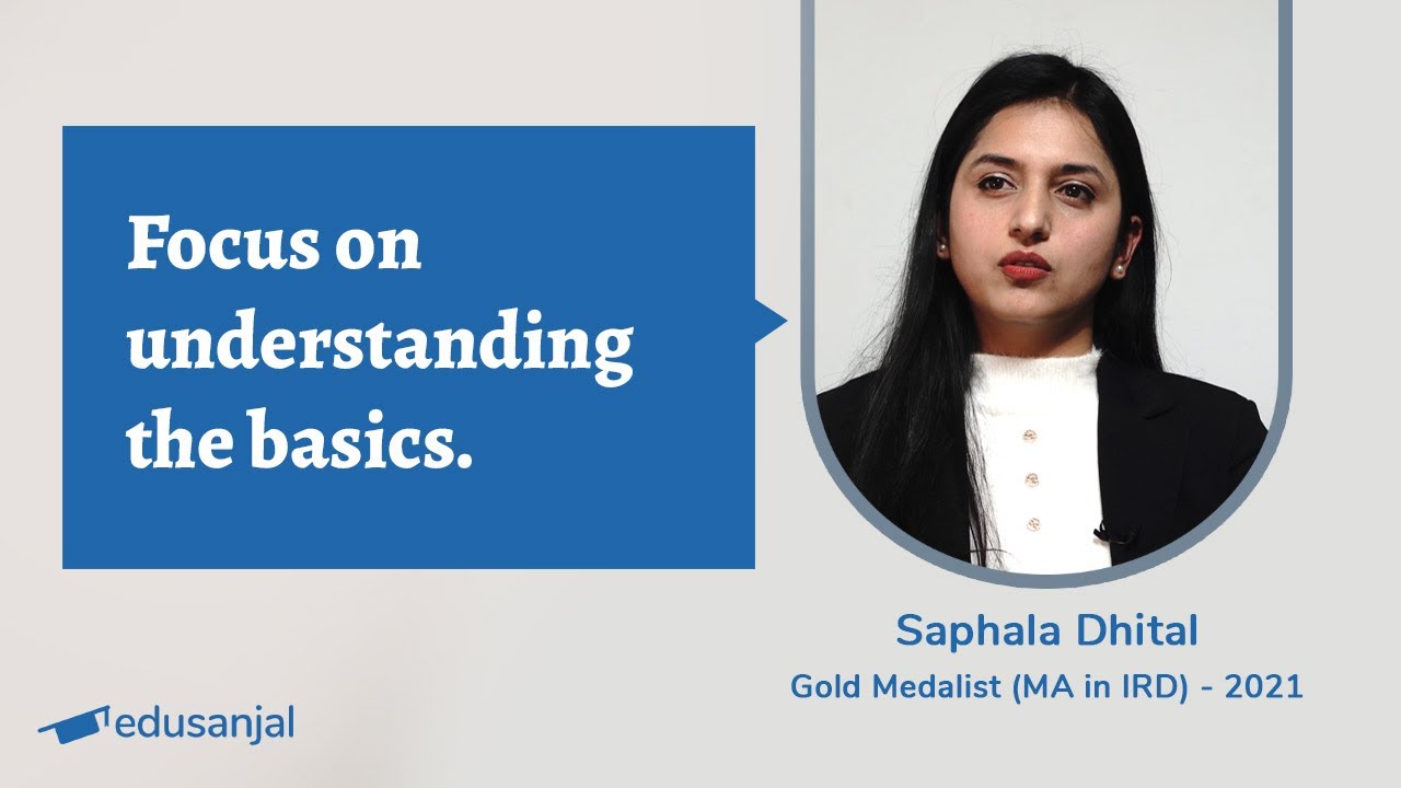 EduTalk with Toppers: Saphala Dhital, MA in International Relation and Diplomacy Topper 2021