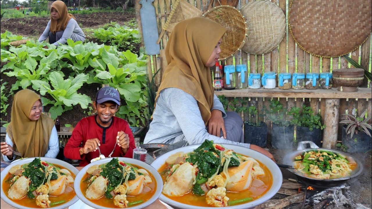 Membuat Seblak Acakan Racikan sendiri Ternyata Suami suka banget, Enak banget, Masakan desa