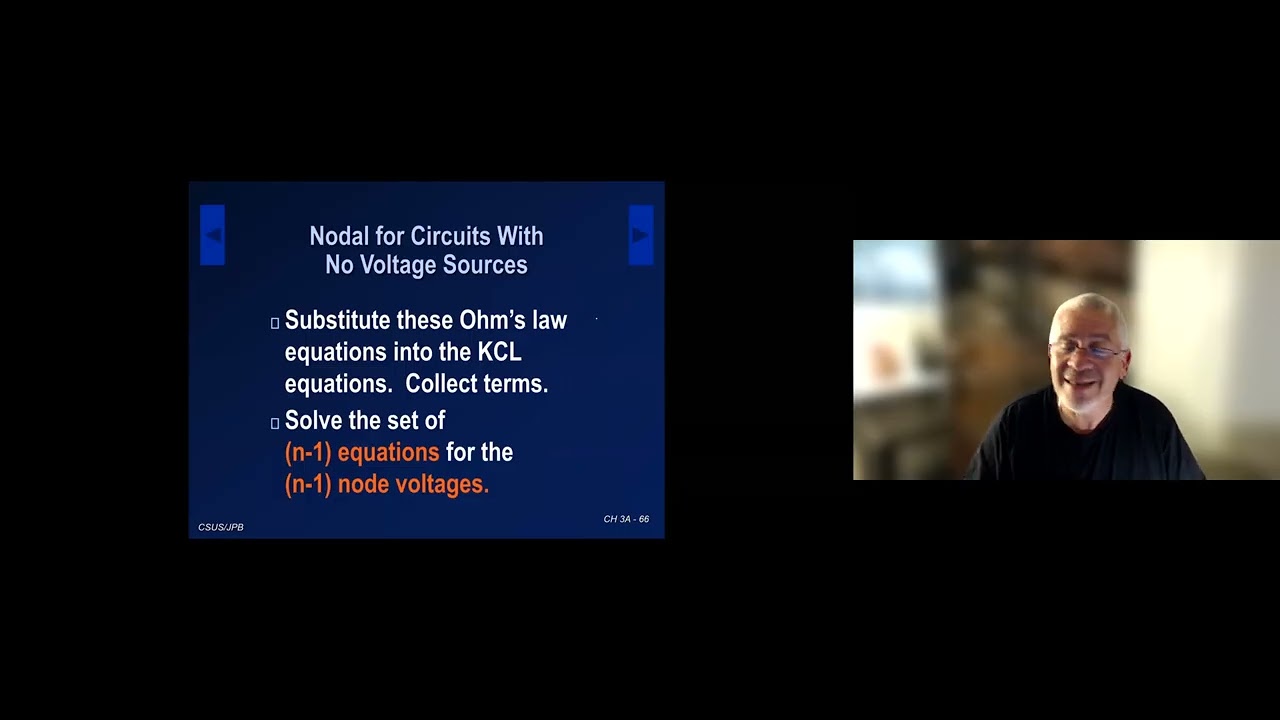 Lecture 5   Nodal Analysis for DC Circuits with NO Voltage Sources
