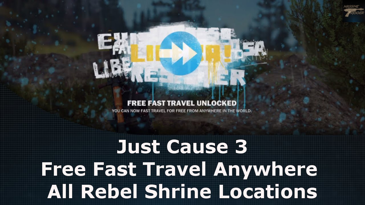 Just Cause 3 All Insula Striate Rebel Shrine Locations