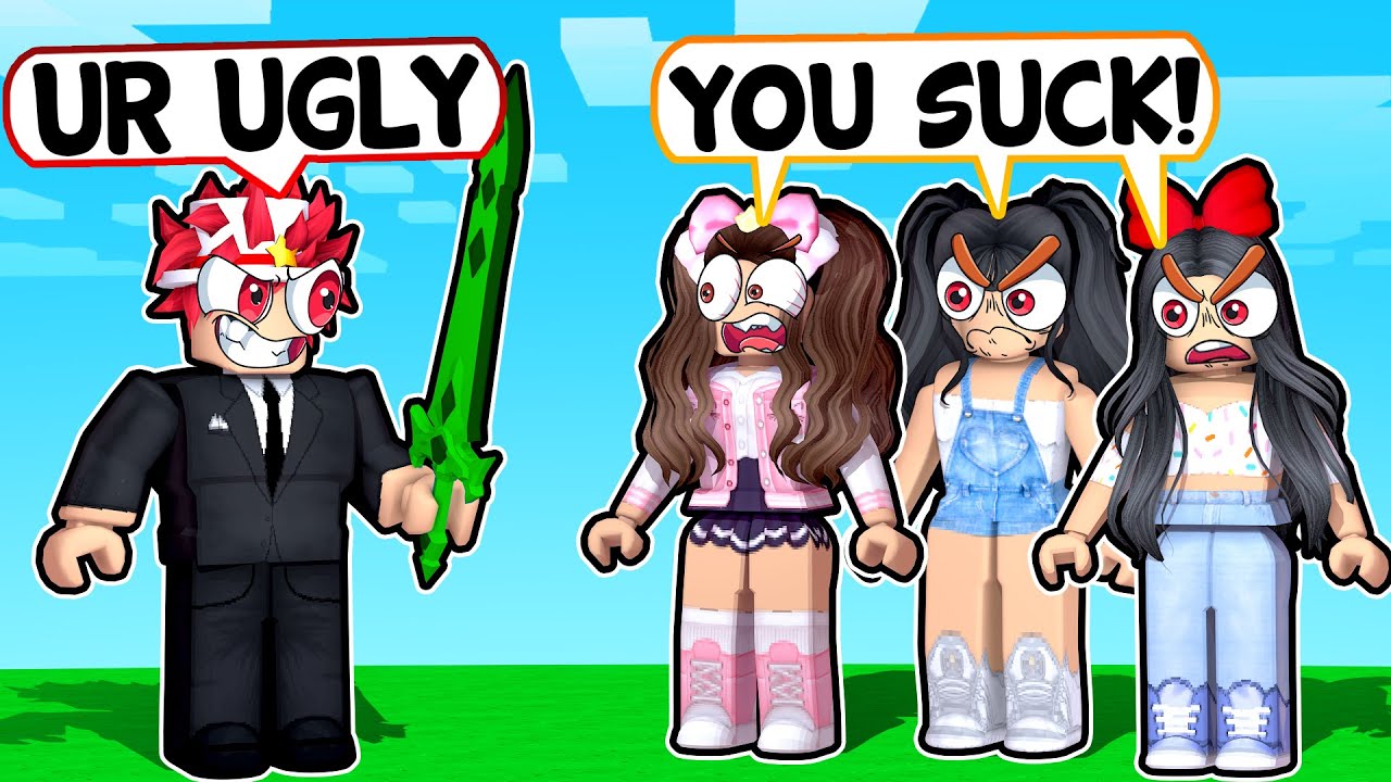 I FOUND A TOXIC GIRL CLAN.. (Roblox Bedwars)