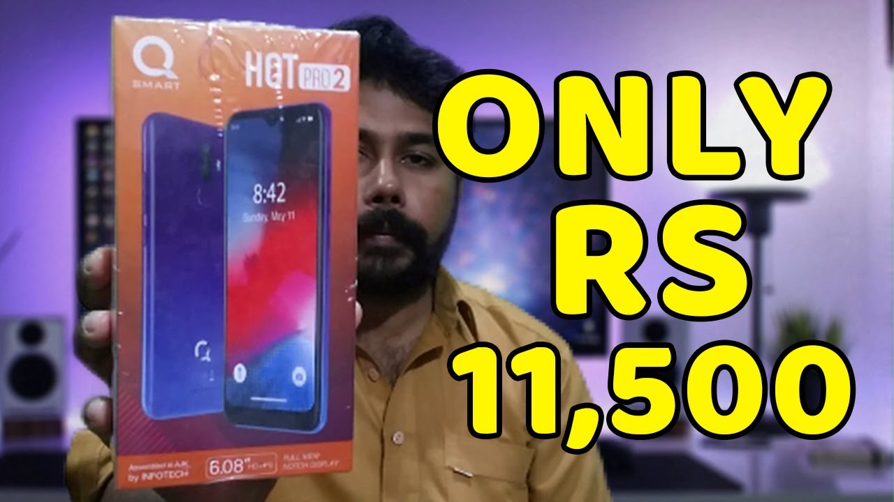 qmobile qsmart hot pro 2 unboxing
