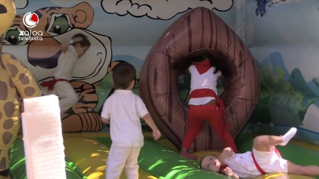 Iruñeako Sanferminak 2017 Uztailak 13 Haurrendako puzgarriak