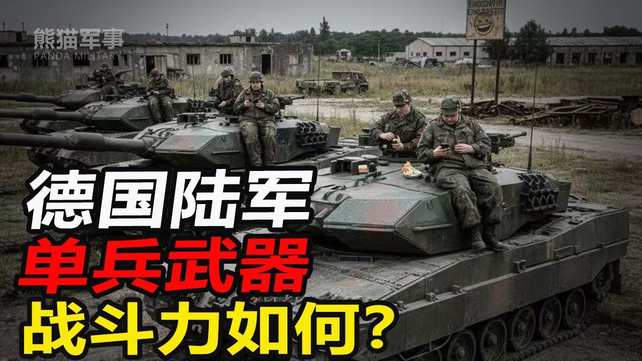 当“豹2”遇上“G36过热”：解剖德国陆军“一半海水，一半火焰”的武器库！#熊猫军事