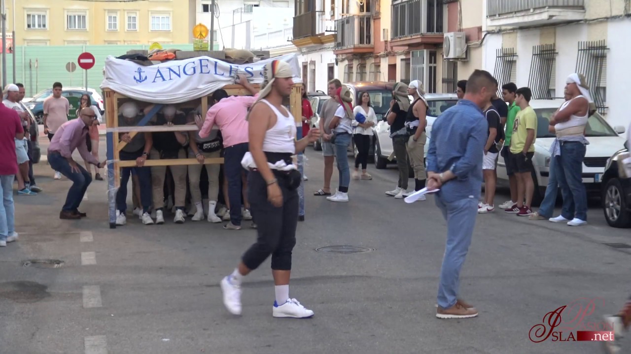 Ensayo de la cuadrilla de costaleros de la Reina de los Ángeles | 4K | San Fernando | 2019