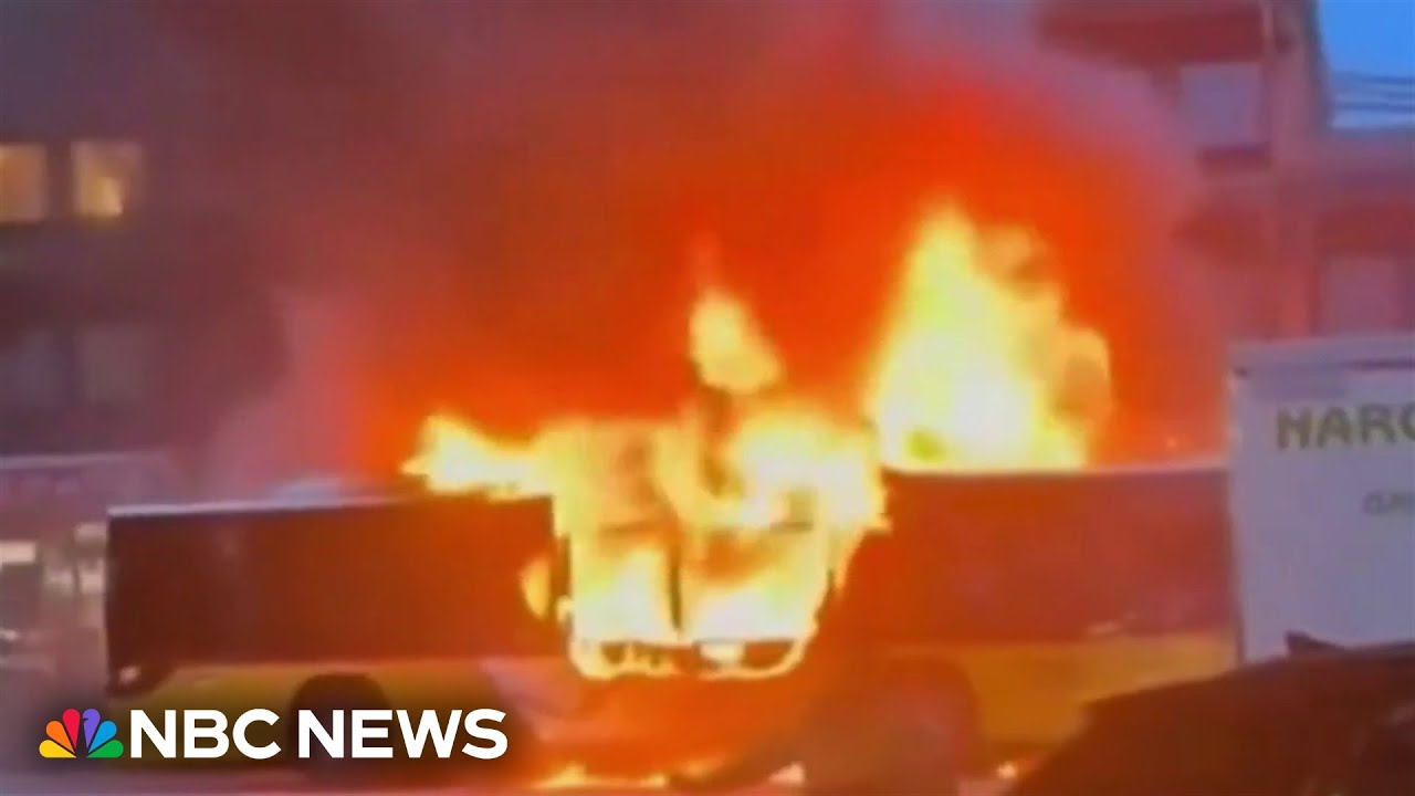 Six killed in Switzerland bus fire