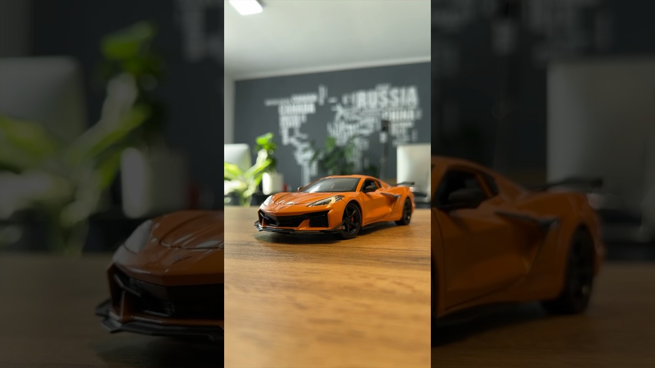 UNBOXING Chevrolet Corvette Z06 1:24 by Welly #corvettez06 #corvette #diecast #asmr #welly