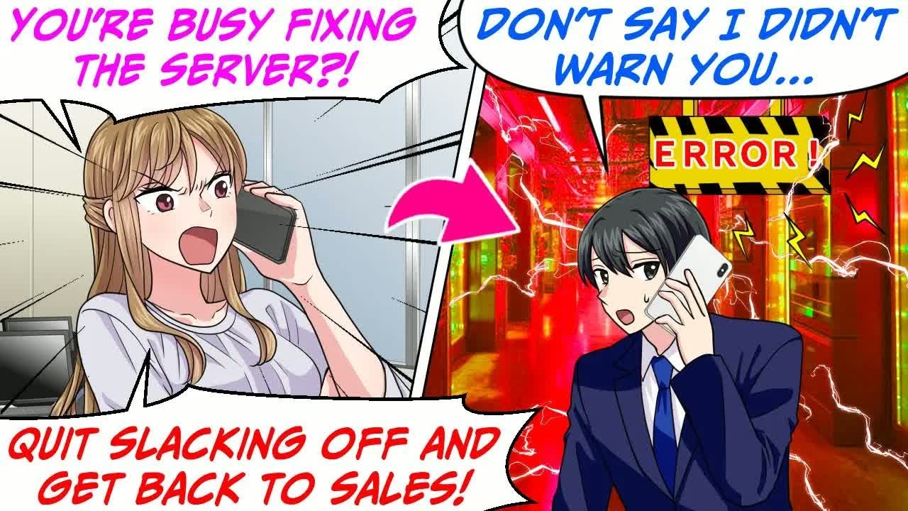 My Boss’s Daughter Yelled at Me for Slacking Off in the Server Room, But…[RomCom Manga Dub]