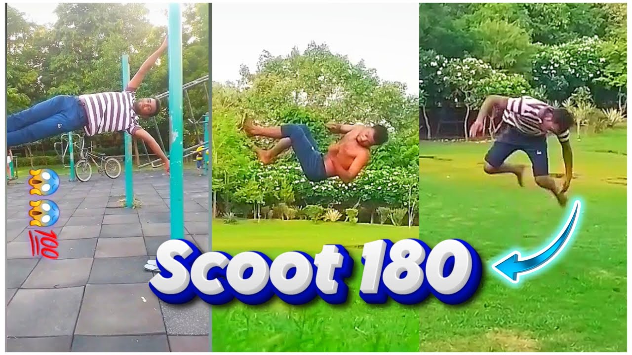 😍 Scoot 180 🔥 Scoot 360  flips | parkour | gymnastics | tricking | stunt | tumbling | backflip