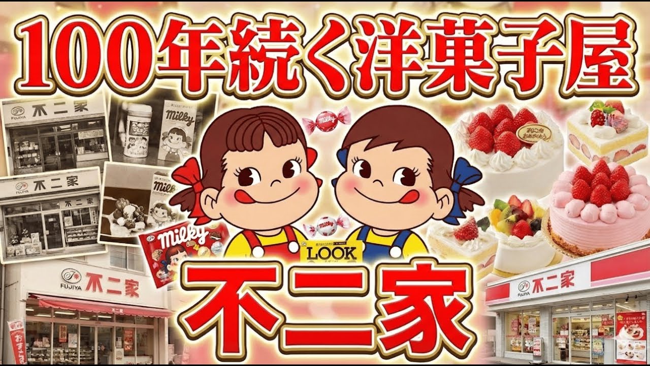 🍰100年続く洋菓子屋🍰不二家の歴史と現在を徹底解説😎#0013
