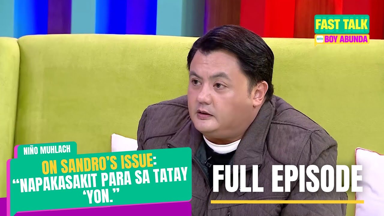 Fast Talk with Boy Abunda: Ni&ntilde;o Muhlach, nagsalita na sa isyu tungkol kay Sandro! (Full Episode 481)