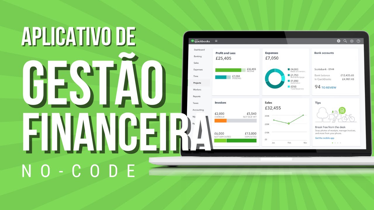 COMO CRIAR APLICATIVO DE GESTÃO FINANCEIRA