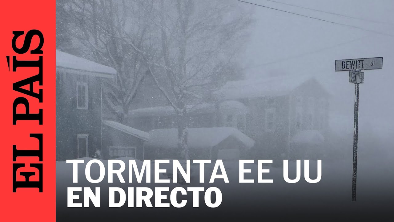 DIRECTO | ESTADOS UNIDOS se prepara para una  TORMENTA INVERNAL | EL PAÍS