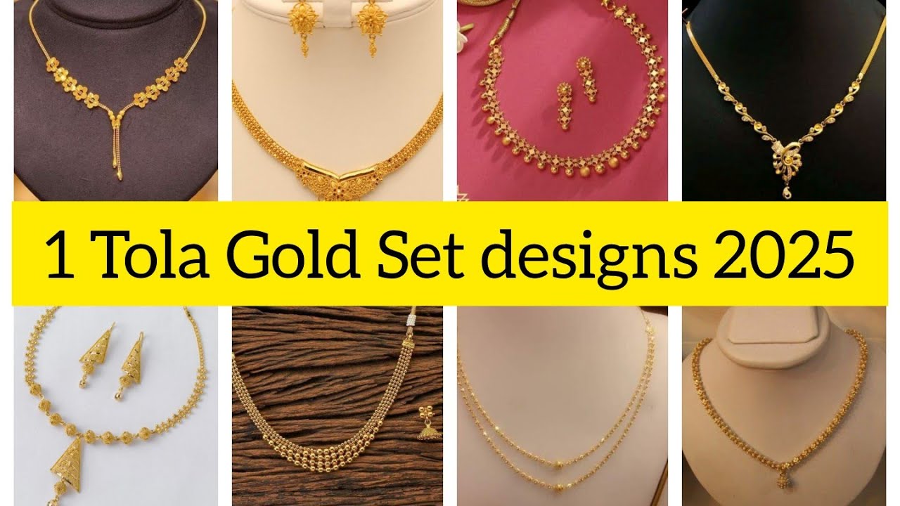 Affordable 1 Tola Gold Set Designs🔥
