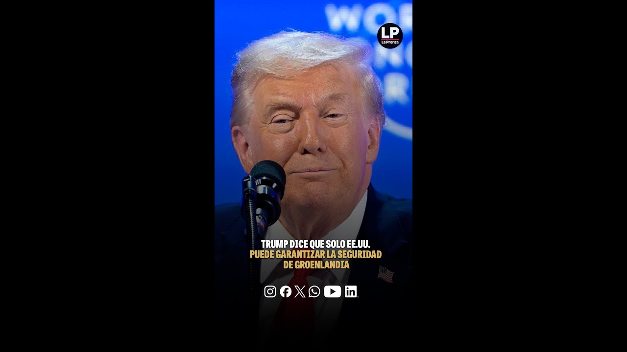 Trump dice que solo EE.UU. puede garantizar la seguridad de Groenlandia