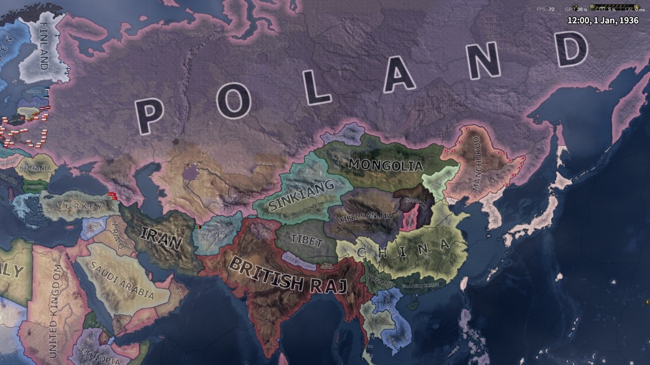 WHAT IF POLAND ANNEXED USSR IN WW2 / HOI4 TIMELAPSE