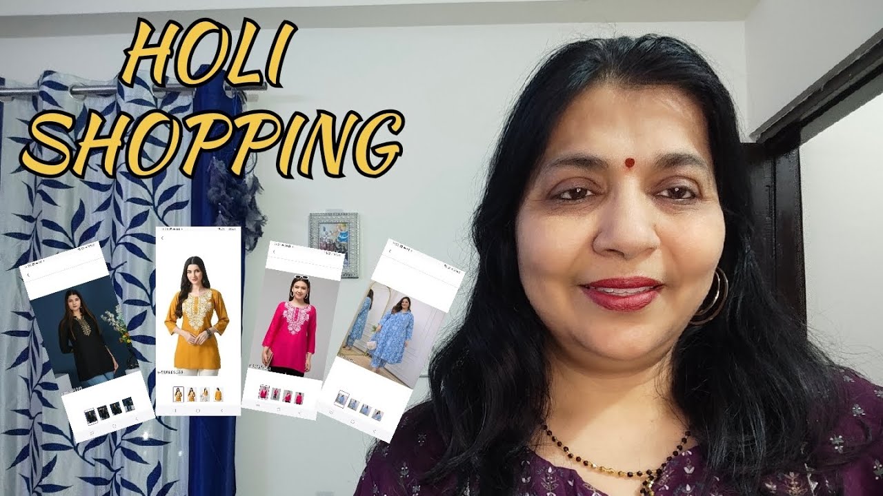 Holi Shopping 2026 🌈✨ Getting Ready for the Festival of Colors