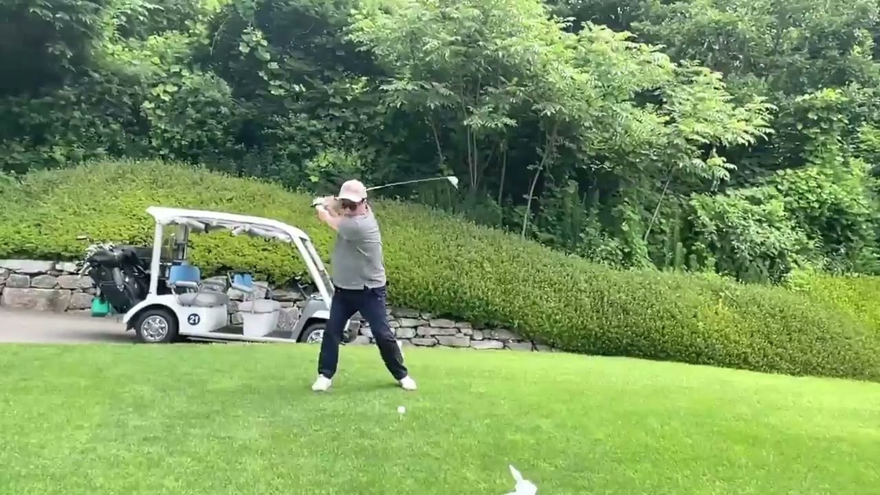 골프 ⛳️  드라이버 티샷 슬로우 모션 리커버리 폼이 왜이래 2023년 7월 쯤
