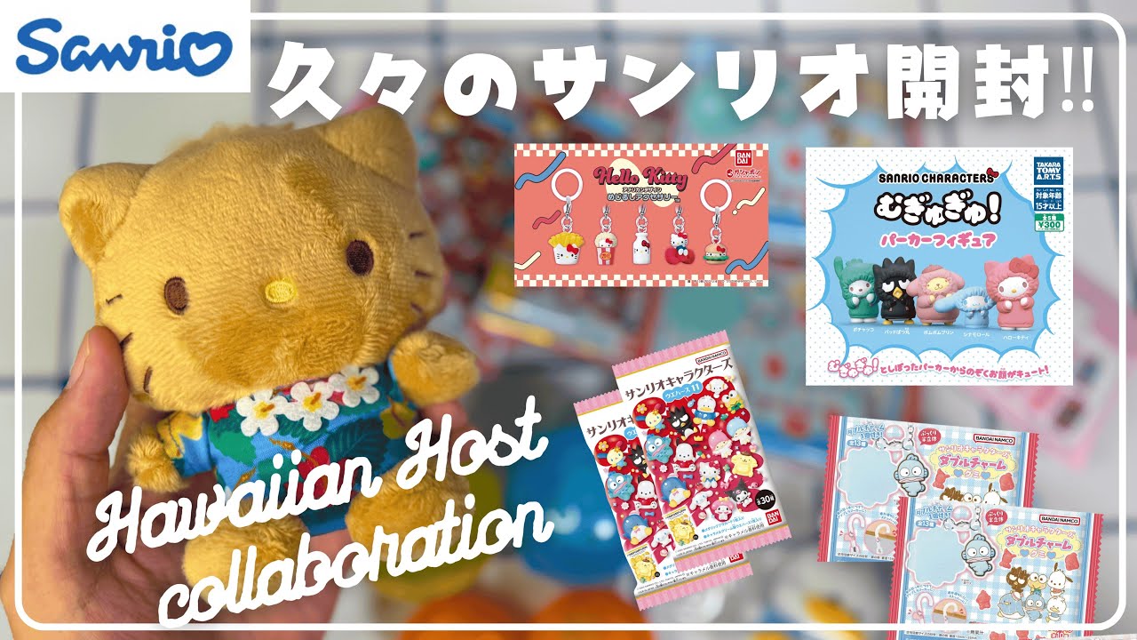 【サンリオ】久々のサンリオガチャ&食玩&コラボダニエルくん開封