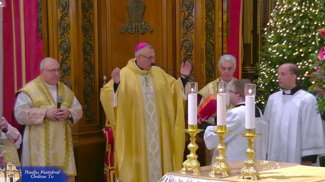 Konċelebrazzjoni Pontifikali bil-kant tat-Te Deum bħala radd il-ħajr lil Alla. - 31.12.25