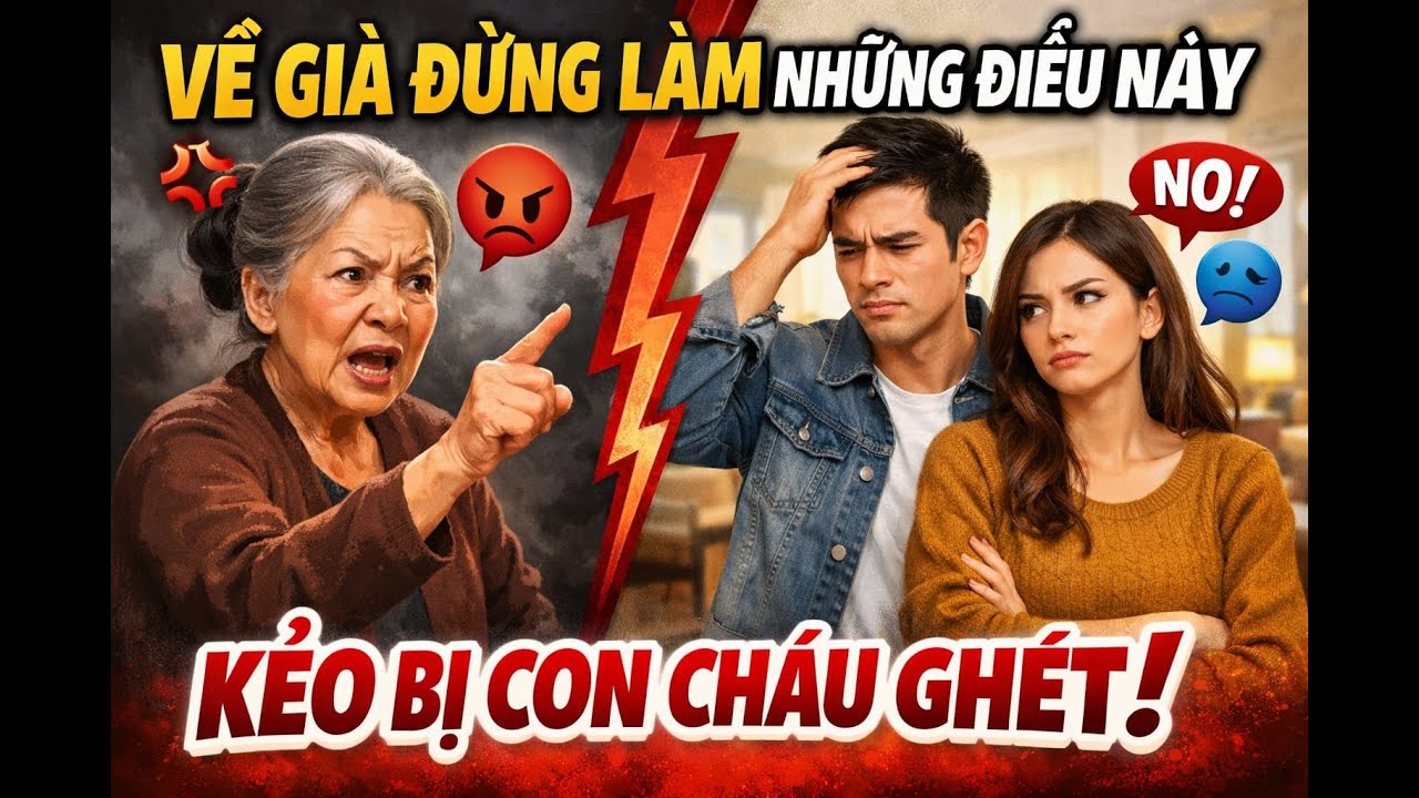 Về Già Đừng Làm Những Điều Này Kẻo Bị Con Cháu Ghét