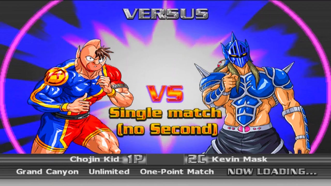 Galactic Wrestling Featuring Ultimate Muscle-Chojin Kid Vs Kevin Mask