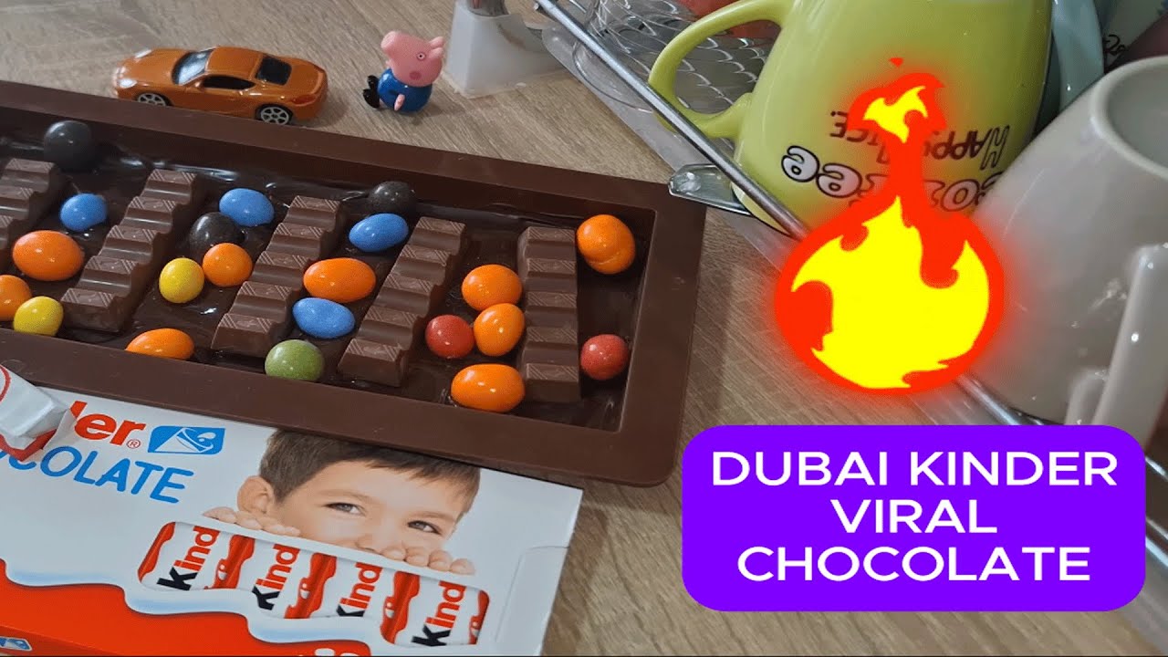 🍫 Dubai Kider Eggs Chocolate Viral Recipe How To Make ✨