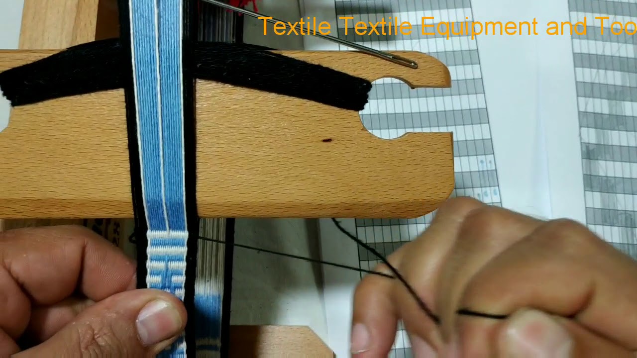 نسيج الشريط - الحلقة السابعة ( Inkle weaving no. 07)