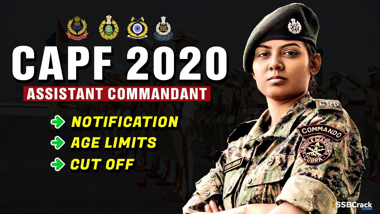 UPSC CAPF 2020 Notification | Assistant Commandant