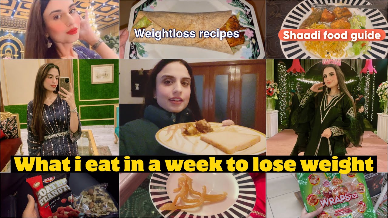 WHAT I EAT IN A WEEK TO LOSE WEIGHT + WEIGHTLOSS RECIPES✅