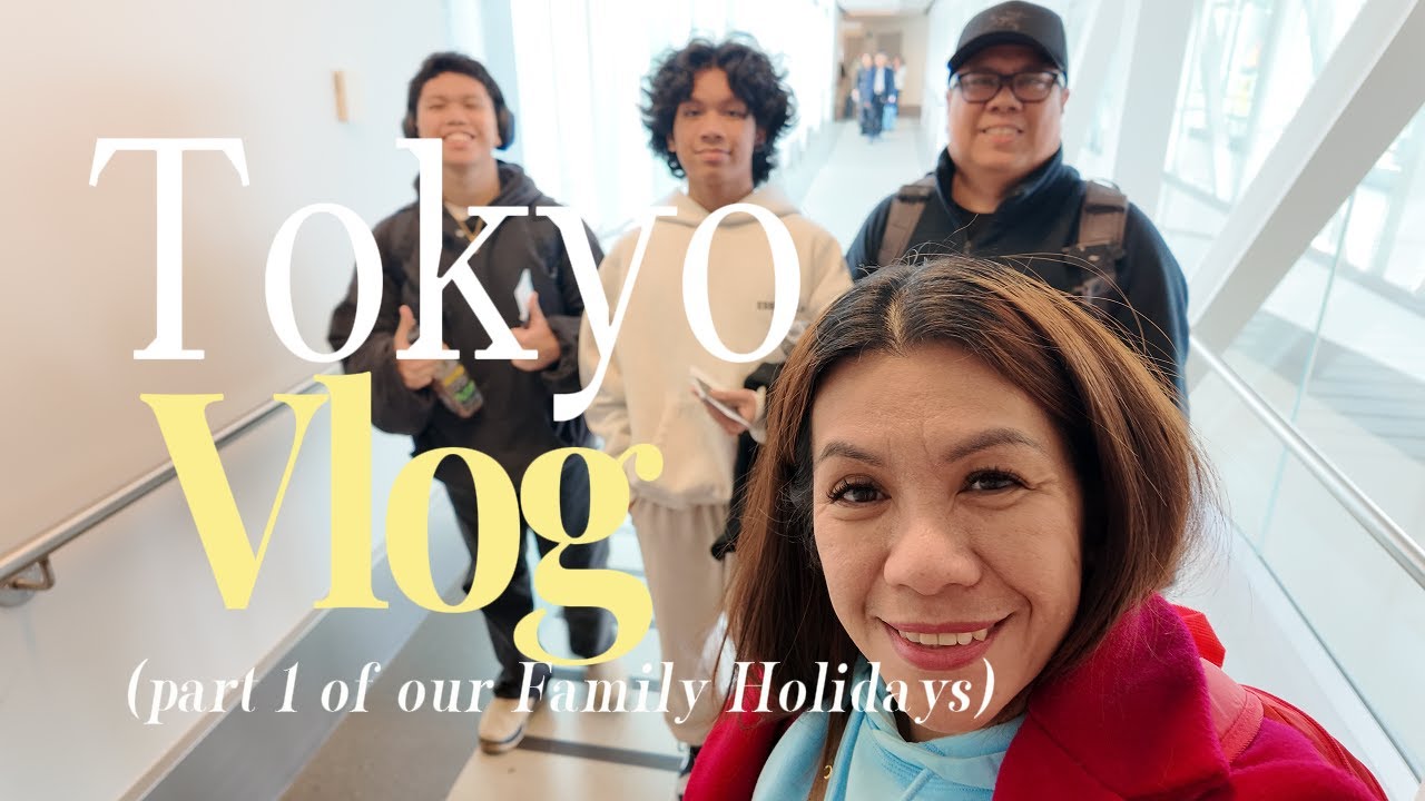 Tokyo Japan Vlog Part 1/ Family Holidays/First Time in Japan/ Sakura Cross Hotel Tour