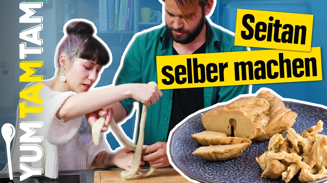 Seitan aus Mehl selber machen // #yumtamtam