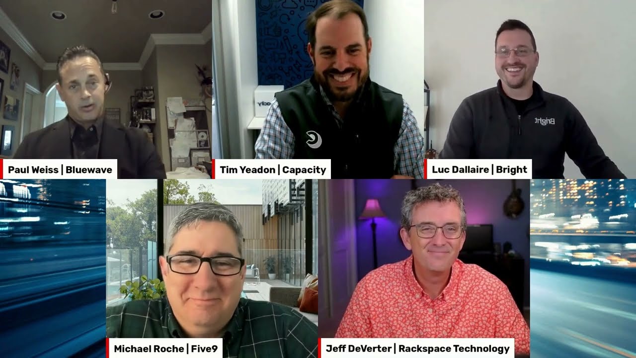 Bluewave&rsquo;s Webinar Series: The Current //AI Panel ft Bluewave, Bright, Capacity, Five9, & Rackspace